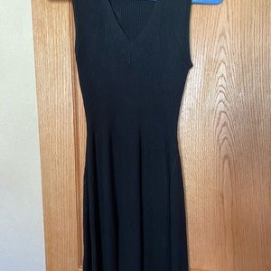 Cupid Black Knitted Dress Sleeves Size S